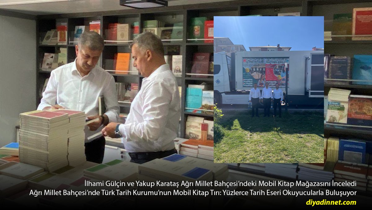 Yüzlerce Tarih Kitabı Ağrı Millet Bahçesi'nde: "Her Eve Bir Tarih Kitabı" Projesi Okuyucularla Buluştu