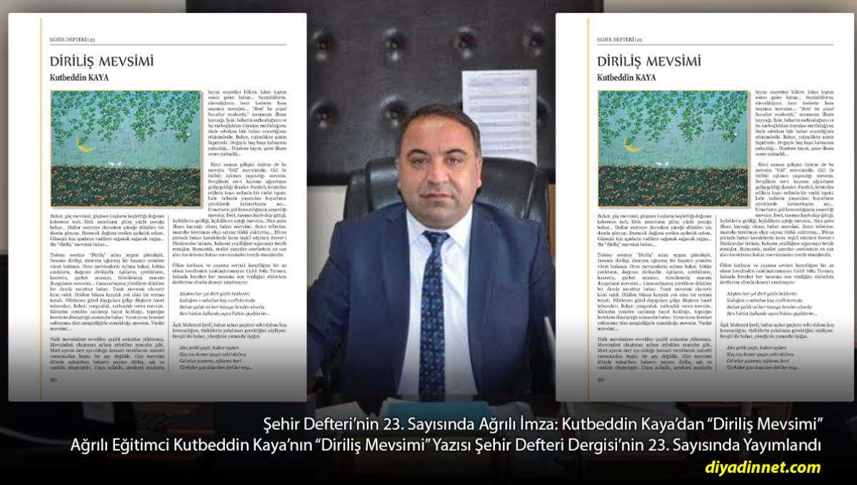 "Diriliş Mevsimi" Okurla Buluştu: Ağrılı Kutbeddin Kaya Baharı Umutla Anlattı