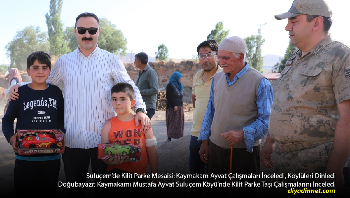 Kaymakam Ayvat'tan Suluçem Çıkarması: Yol Çalışmaları, Vatandaş Talepleri ve Çocuklara Sürpriz