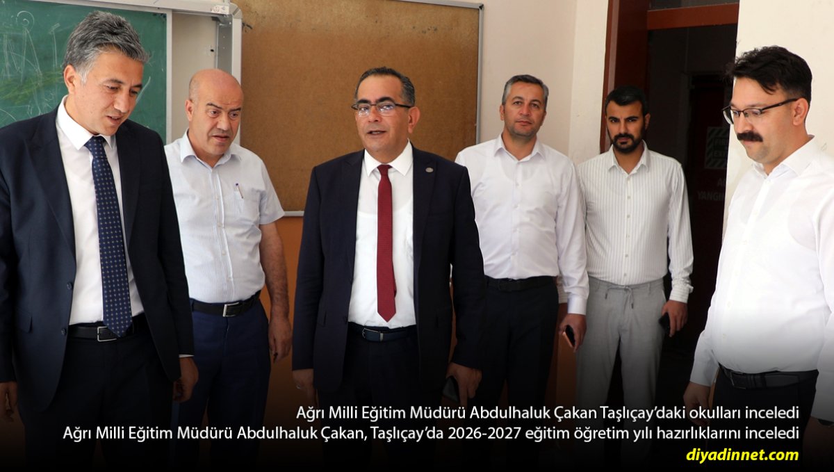 Ağrı'da Yeni Dönem İçin 6 Kritik Başlık: Çakan Taşlıçay'daki Okulları İnceledi