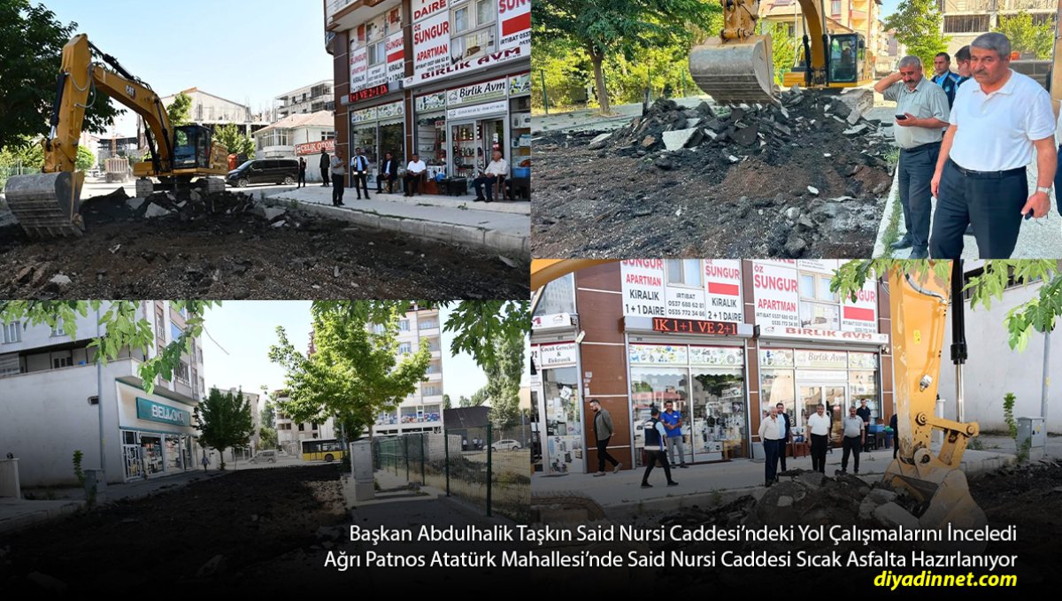 Sıcak Asfalt İçin Hazırlık Başladı: Patnos'ta Said Nursi Caddesi Yenileniyor