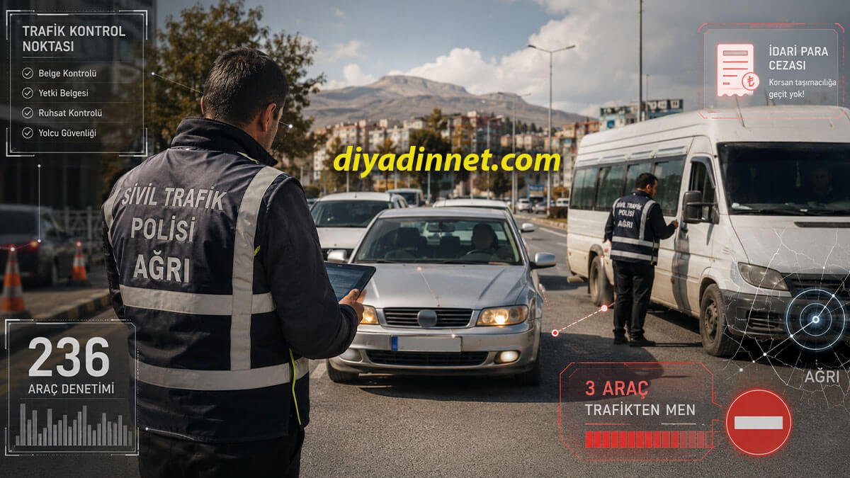 236 Araç Kontrol Edildi: Ağrı'da Korsan Taşımacılığa 3 Bin 634 YTL Ceza
