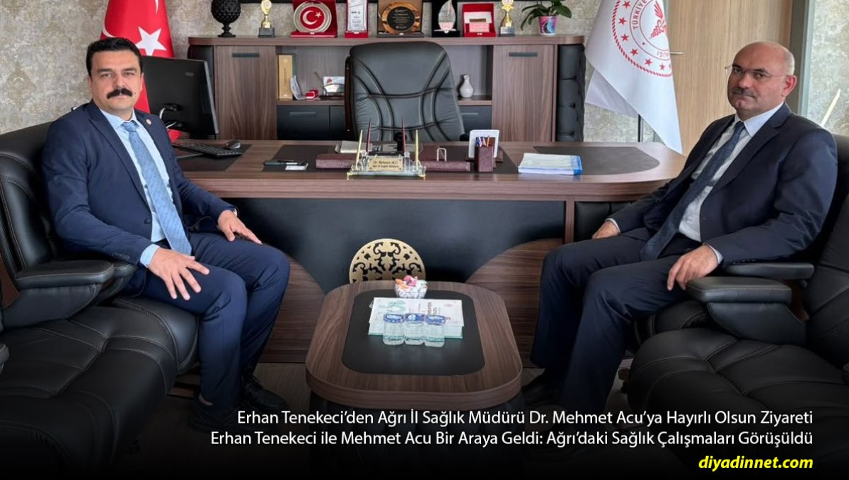 Erhan Tenekeci'den Dr. Mehmet Acu'ya Hayırlı Olsun Ziyareti