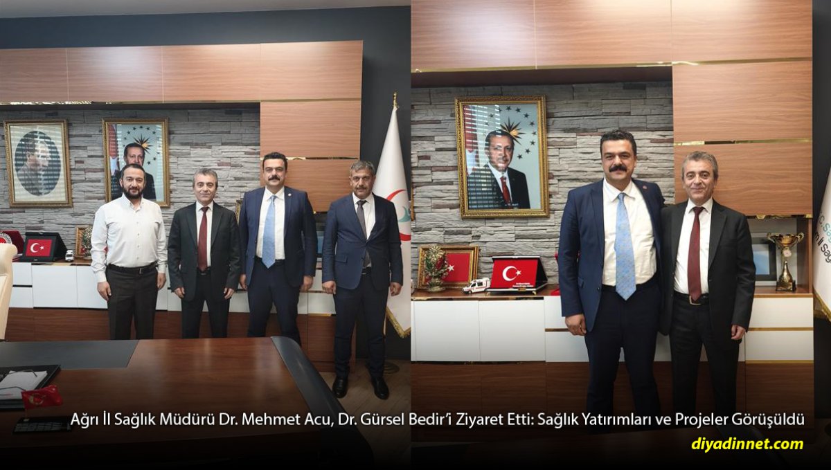 Mehmet Acu ile Gürsel Bedir Bir Araya Geldi: Sağlık Yatırımları ve Yeni Projeler Görüşüldü