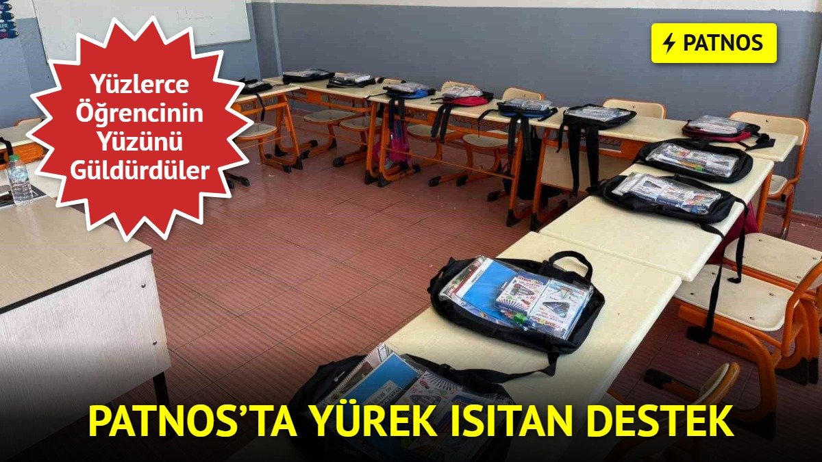 Patnos'ta yüzlerce ihtiyaç sahibi öğrenciye çanta ve kırtasiye desteği