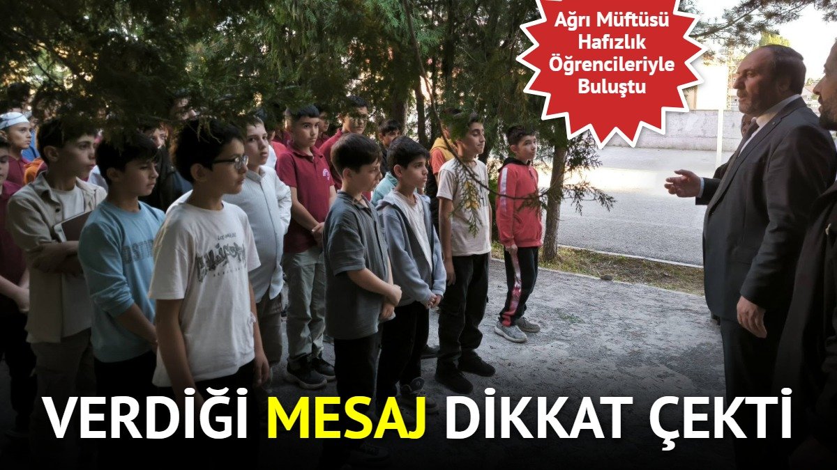 Müftü İlhan Ağrı'daki Hafızlık Öğrencileriyle Buluştu: "Çok Az Kişinin Başarabileceği..."
