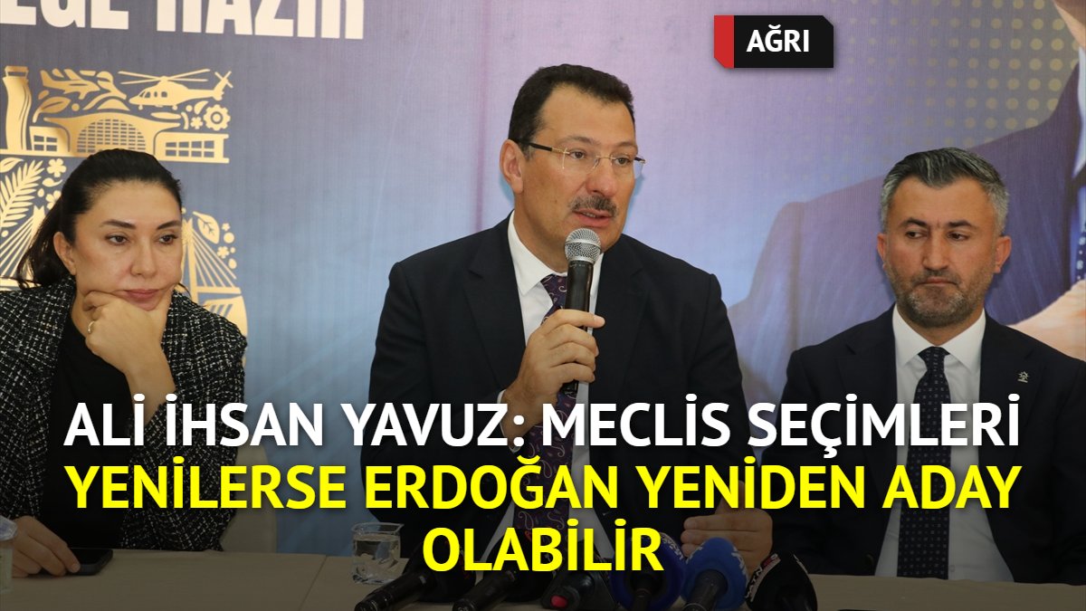 Ali İhsan Yavuz: Meclis seçimleri yenilerse Erdoğan yeniden aday olabilir