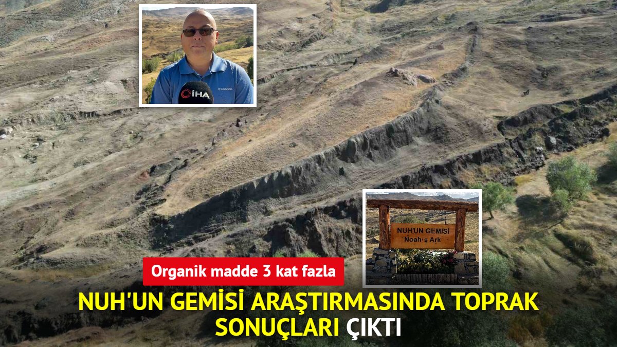 Nuh'un Gemisi araştırmasında dikkat çeken bulgu: Tekne şeklindeki alanda 3 kat fazla organik madde
