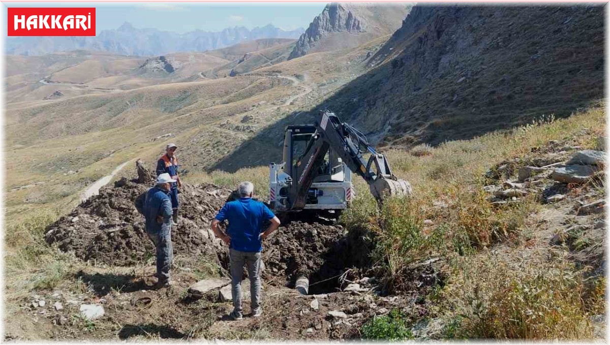 3 bin 500 rakımdaki su arızası giderildi