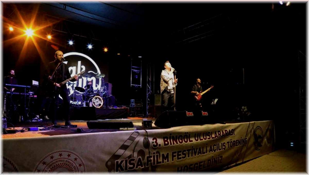 3. Bingöl Uluslararası Kısa Film Festivali konserle başladı