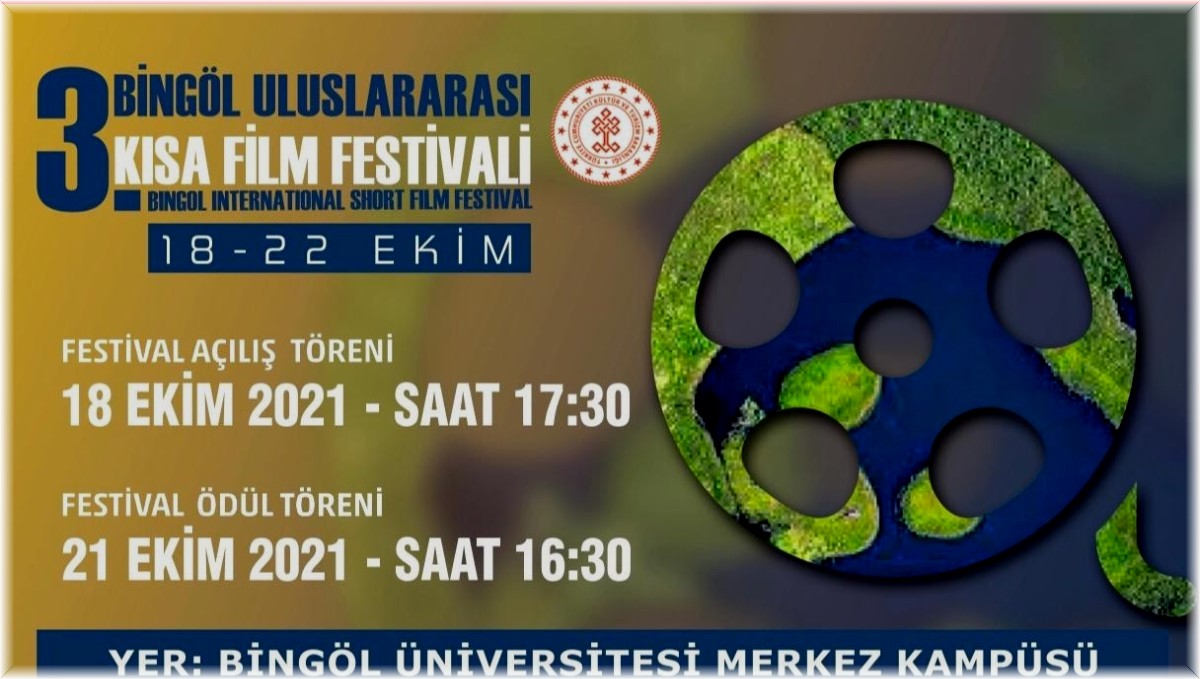 3. Bingöl Uluslararası Kısa Film Festivaline 5 ülkeden 245 film katılacak