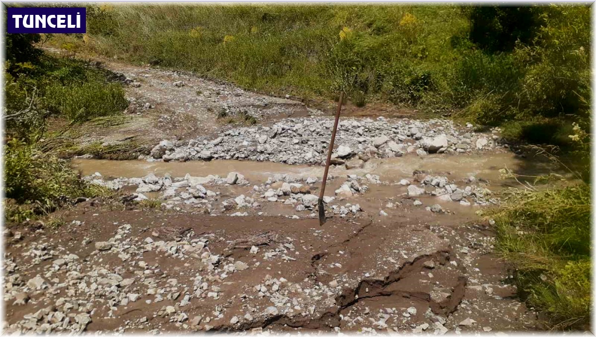 30 yıl sonra köyüne dönerek ekim yaptı, ektiklerini dolu ve sağanak vurdu