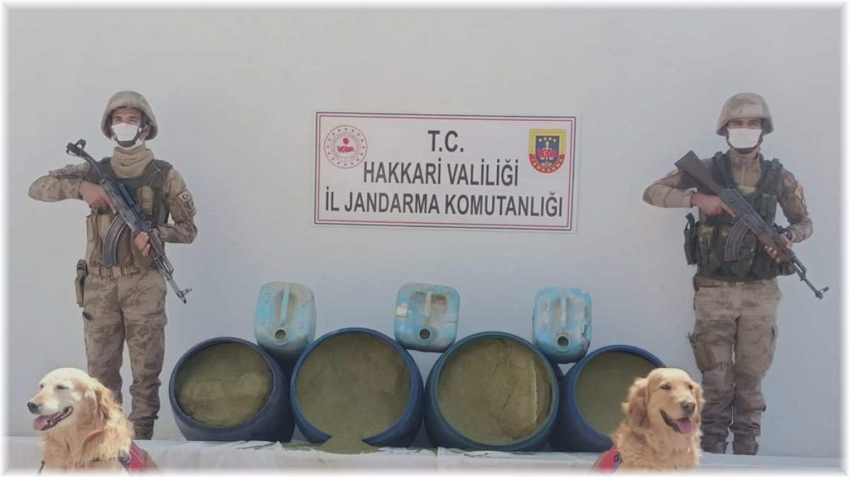 318 kilo esrar ele geçirildi