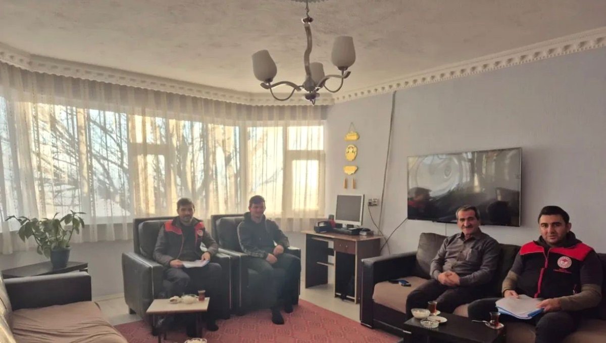 Diyadin'de gönüllere dokunan veteriner ziyareti