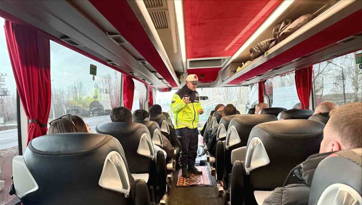 Muş'ta emniyet kemeri denetimi