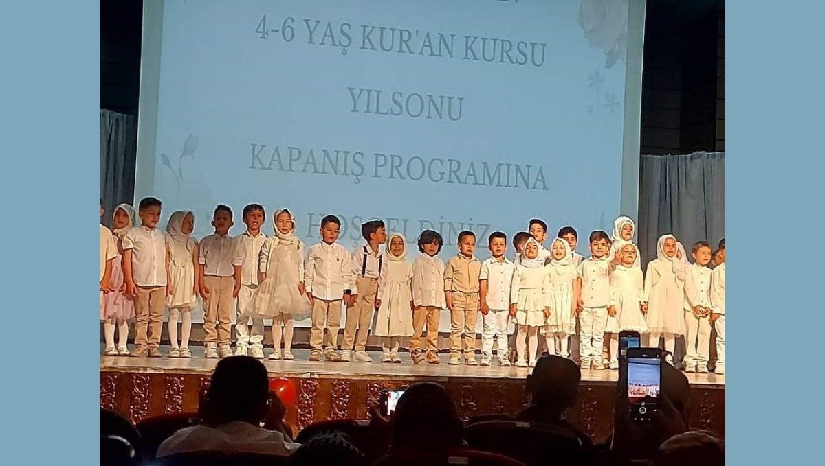 4-6 Yaş Kur'an Kursu yıl sonu kapanış programı gerçekleştirildi