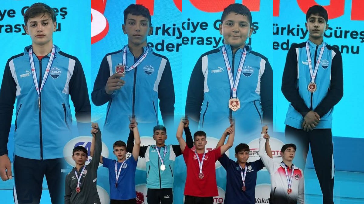 4 sporcu, 4 Türkiye derecesi: Eleşkirtli Berat Çelik şampiyon oldu