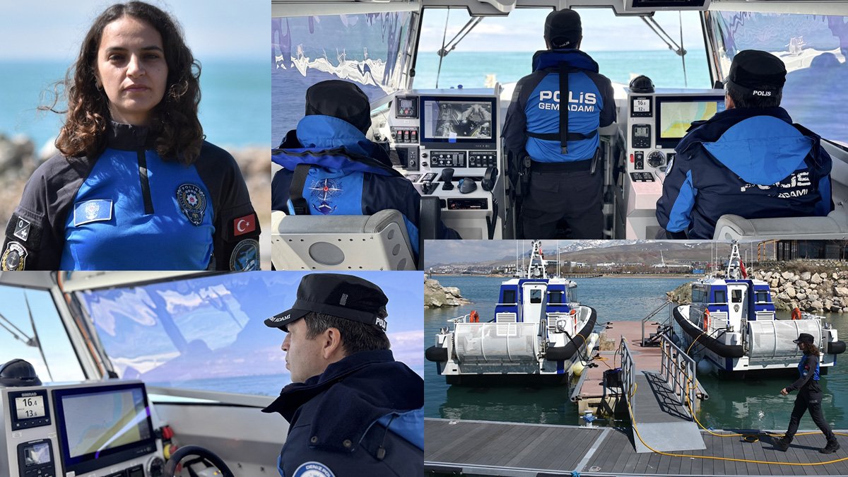İnci kefalini korumak için Van Gölü'nde deniz polisi 24 saat denetimde