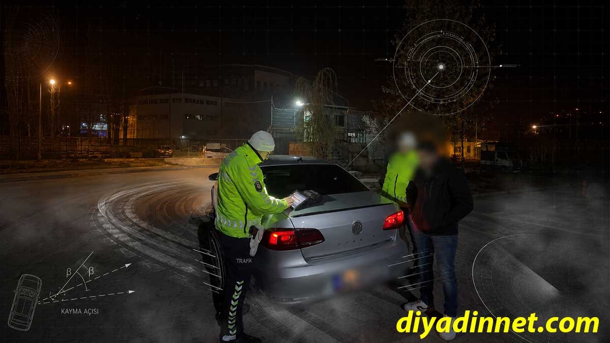 46 Bin 392 Liralık Drift: Ağrı'da Sürücünün Ehliyetine 2 Ay El Konuldu