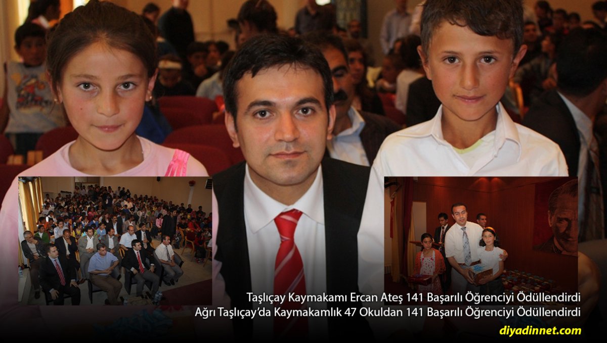 47 Okuldan 141 Başarılı Öğrenci Ödüllendirildi: Taşlıçay'da Eğitimde Örnek Proje
