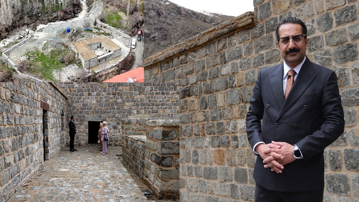 Hakkari'de 466 yıllık Zeynel Bey Medresesi eski görünümüne kavuştu