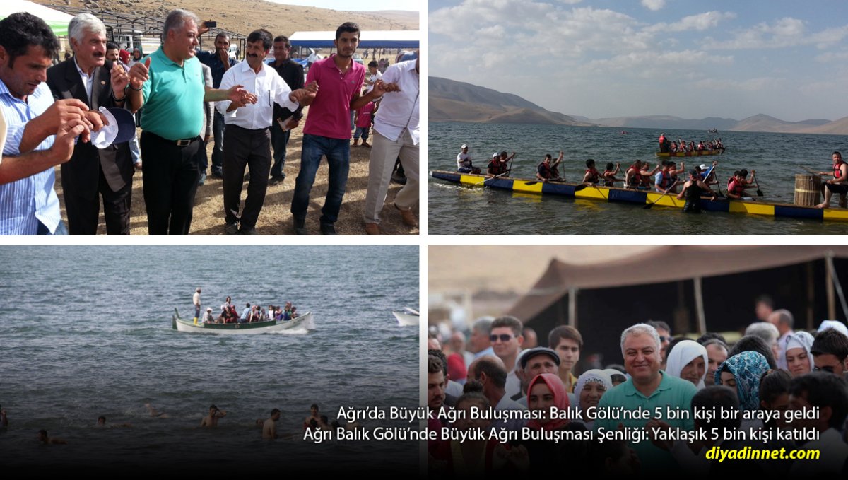 5 bin kişi Balık Gölü'nde buluştu: Büyük Ağrı Buluşması'na yoğun ilgi