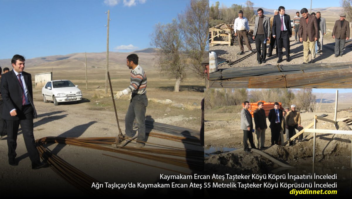 55 Metre Uzunluğunda, 6 Metre Yüksekliğinde: Taşlıçay'da Yeni Köprü Yükseliyor