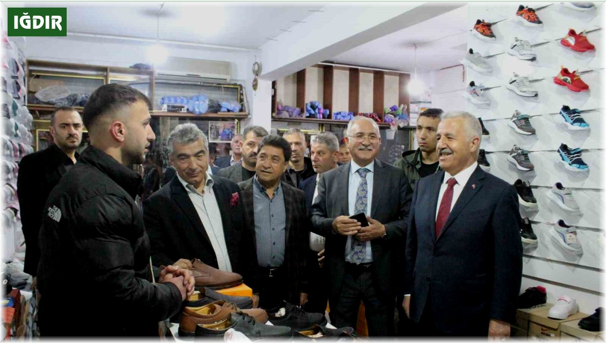 65. Hükümet Ulaştırma Denizcilik ve Haberleşme Bakanı, Arslan Cumhurbaşkanına destek için Iğdır'da