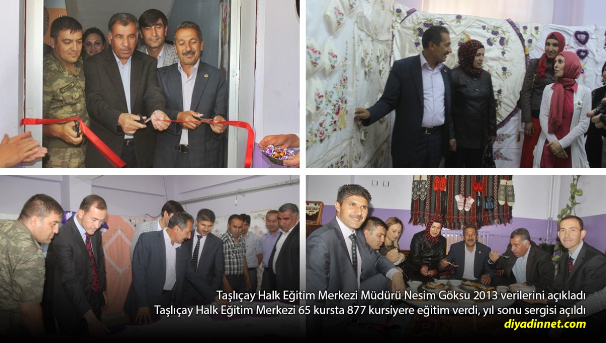 65 Kurs, 877 Kursiyer: Taşlıçay Halk Eğitim'de Yılın Emeği Sergiye Taşındı