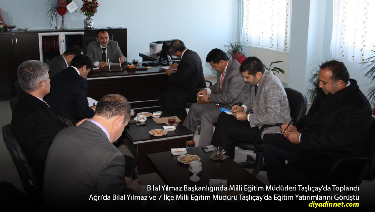 7 İlçe Müdürü Taşlıçay'da Buluştu: Yeni Okullar ve Köy Okulları Görüşüldü