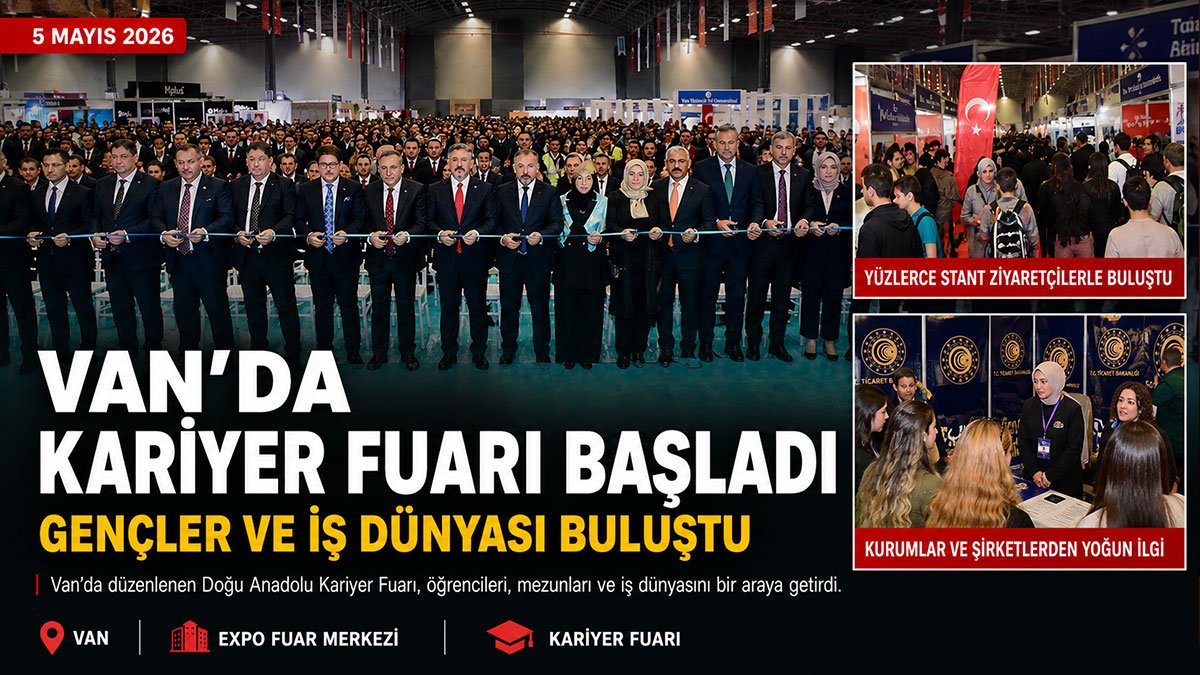 Van'da "Doğu Anadolu Kariyer Fuarı" başladı: Hedef 3 yılda 3 milyon genç istihdamı