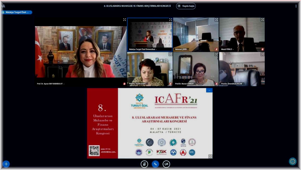 8. Uluslararası Muhasebe ve Finans Araştırmaları Kongresi MTÜ'de düzenlendi