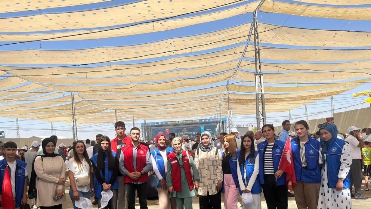 954 yıllık zafer için buluştular: Diyadinli gençler Malazgirt'teydi