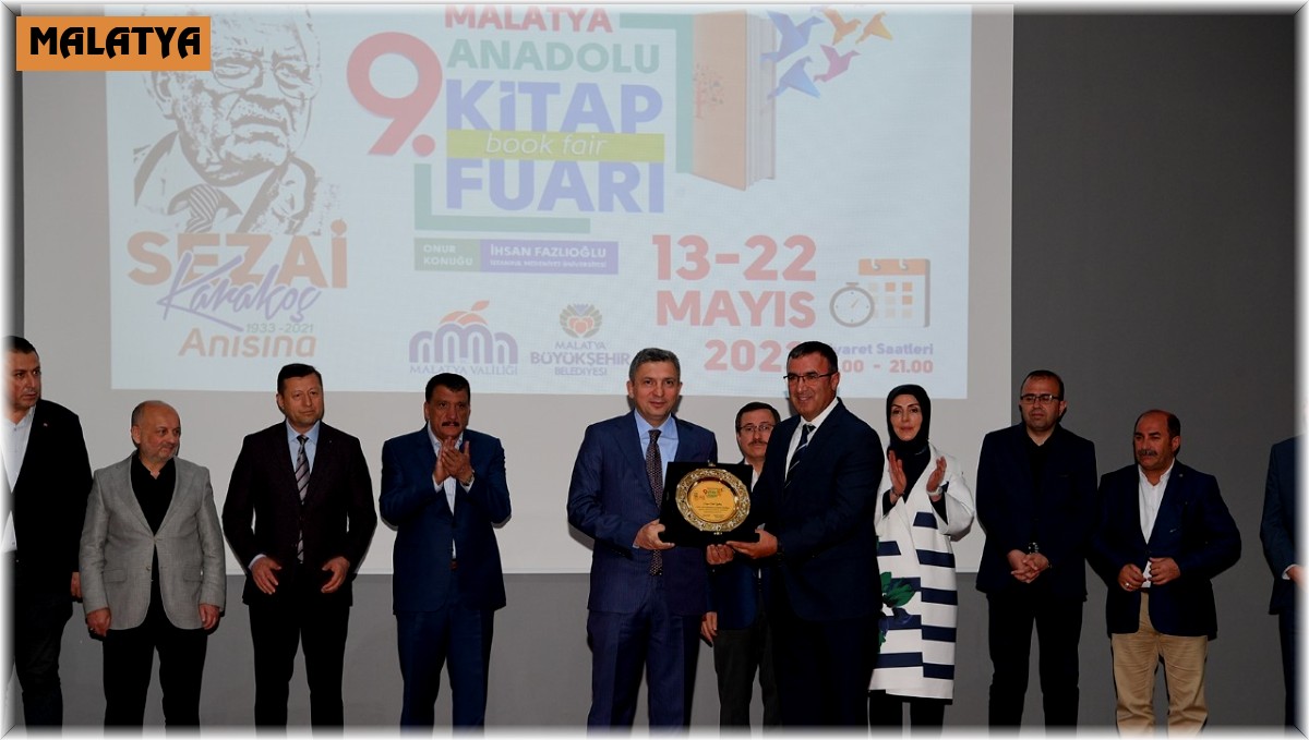 9.Malatya Anadolu kitap ve kültür fuarı sona erdi