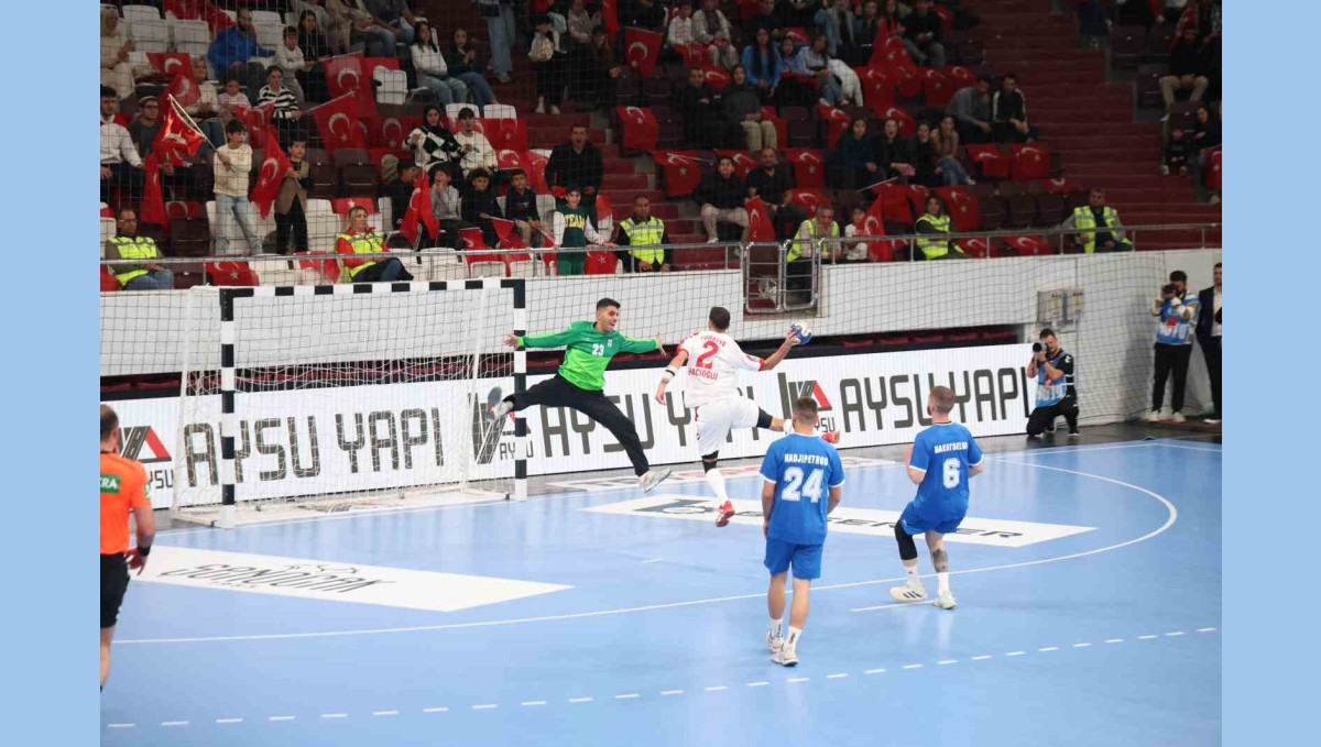 A Milli Hentbol Erkek Milli Takımı, Güney Kıbrıs Rum Kesimi'ni yenerek ikinci tura yükseldi