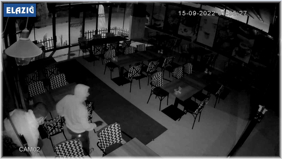 Acemi hırsızlar önce kameraya, ardından polise yakalandı