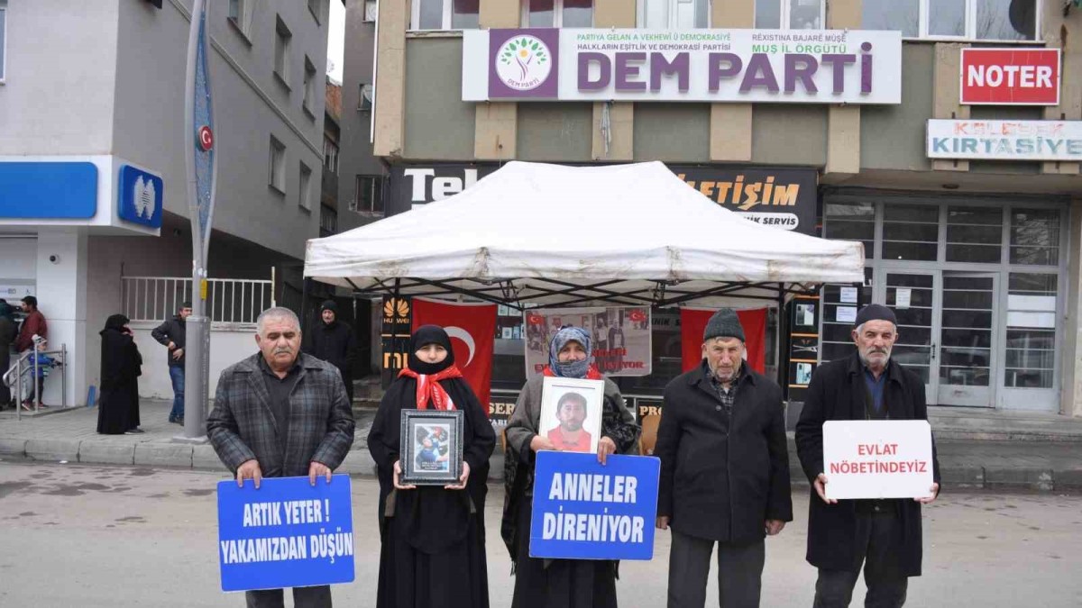 Acılı ailelerin evlat nöbeti 175'inci haftaya girdi