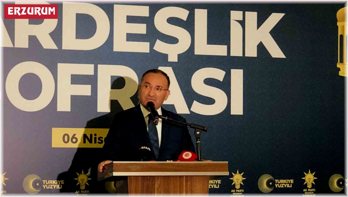 Adalet Bakanı Bekir Bozdağ Erzurum'da