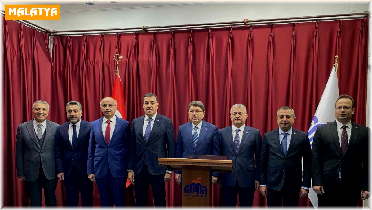 Adalet Bakanı Tunç Malatya'da