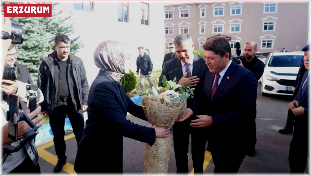 Adalet Bakanı Yılmaz Tunç Erzurum'da