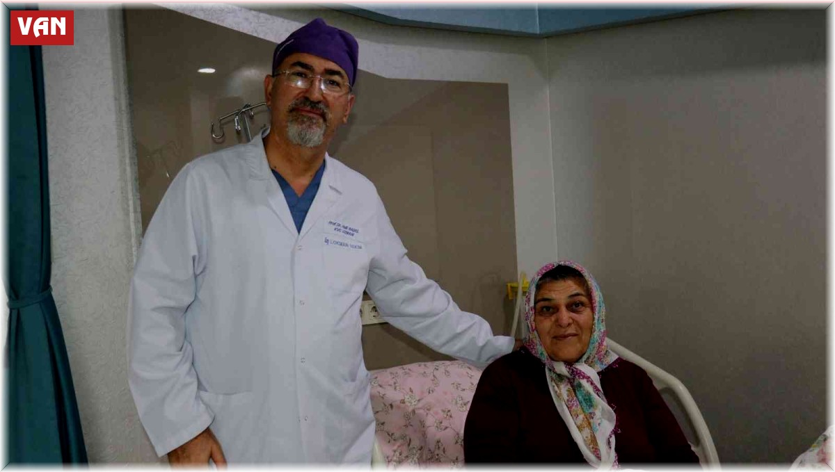 Adana'da glomus tümörüne yakalanan hasta Van'da sağlığına kavuştu