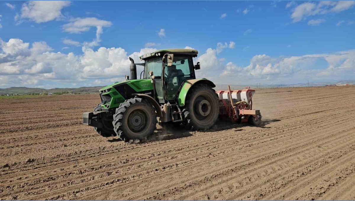 Adilcevaz'da şeker pancarı ekimine başlandı