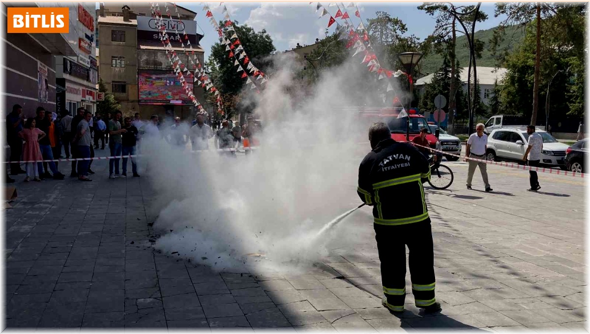 AFAD'dan gerçeğini aratmayan yangın tatbikatı