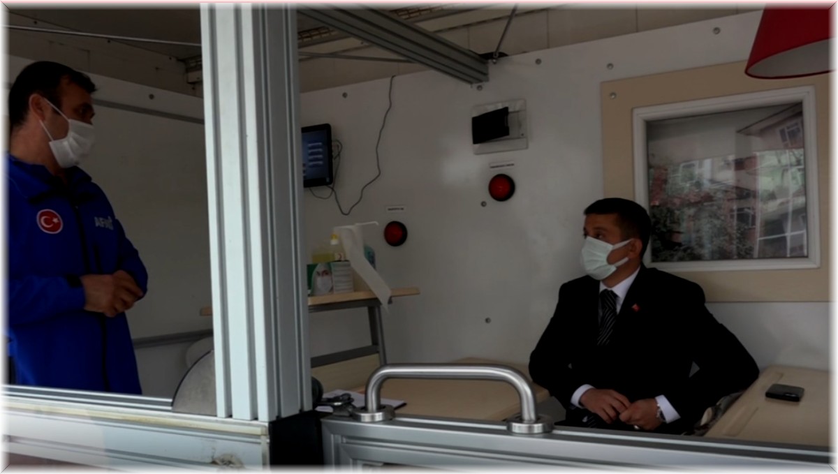 AFAD deprem simülasyon tırı Erciş'te