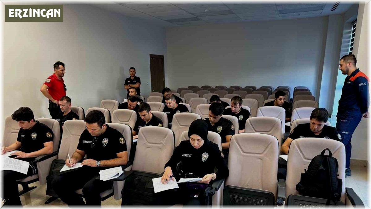 AFAD'tan Çevik Kuvvet ekibine arama kurtarma eğitimi verildi