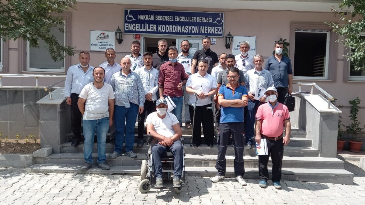 AFAD'tan engellilere eğitim