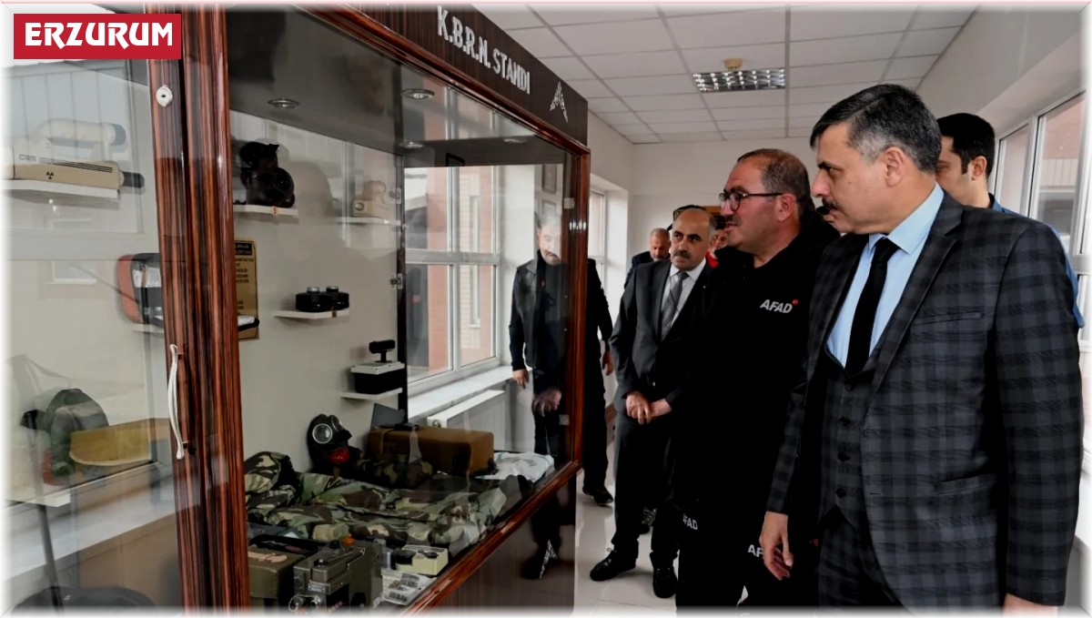 AFAD'tan Vali Çiftçi'ye brifing