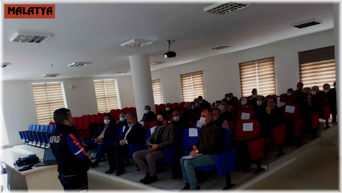 Afet eğitim çalışmalarına ağırlık