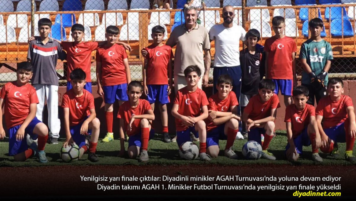 AGAH Futbol Turnuvası'nda Diyadin Rüzgârı: Minikler Yenilgisiz Yarı Finale Yükseldi
