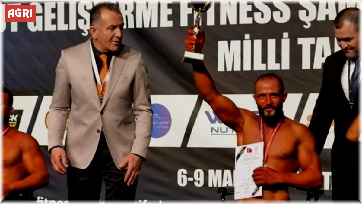 Ağrı Aile ve Sosyal Hizmetler Spor Kulübü sporcusu Türkiye şampiyonu oldu